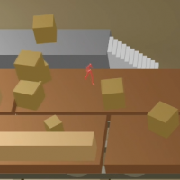 Space-Time Planning with Parameterized Locomotion Controllers